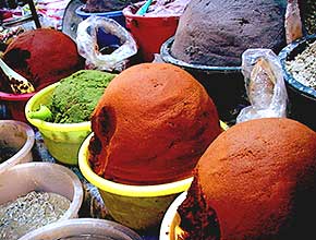 Chile Pastes at a Local Market