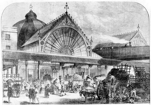 Borough Market, London, 1860
